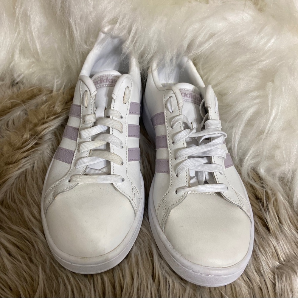 Adidas Grand Court Damen Sneakers Sportschuhe Freizeitschuhe Halbschuhe 8.5 - Picture 6 of 12
